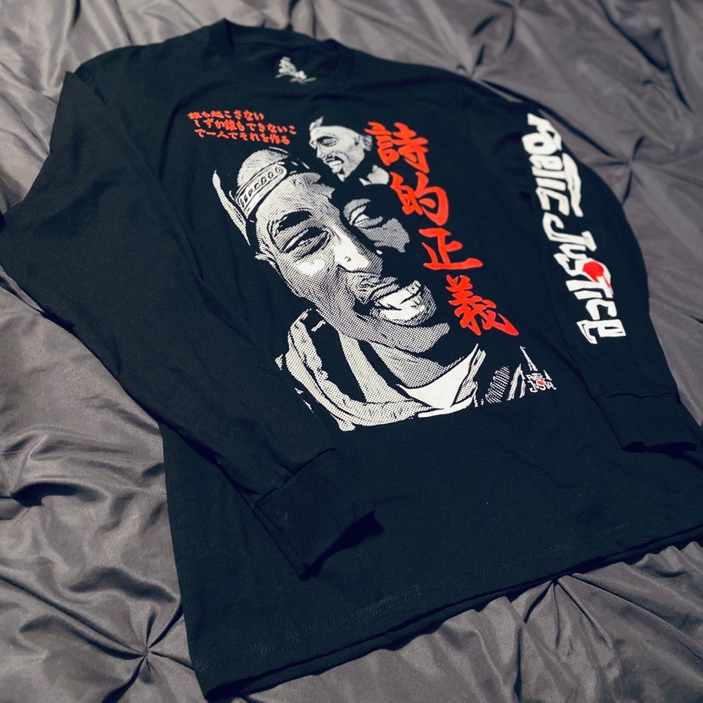 2pac long sleeve T-shirt
